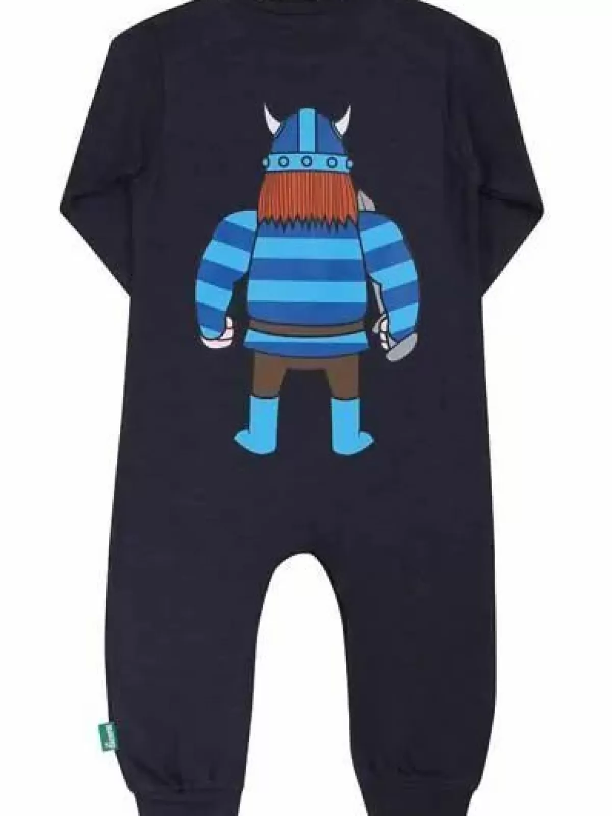 New Organic - Dananis Suit Dk Navy Erik Din Ven Baby Strampler