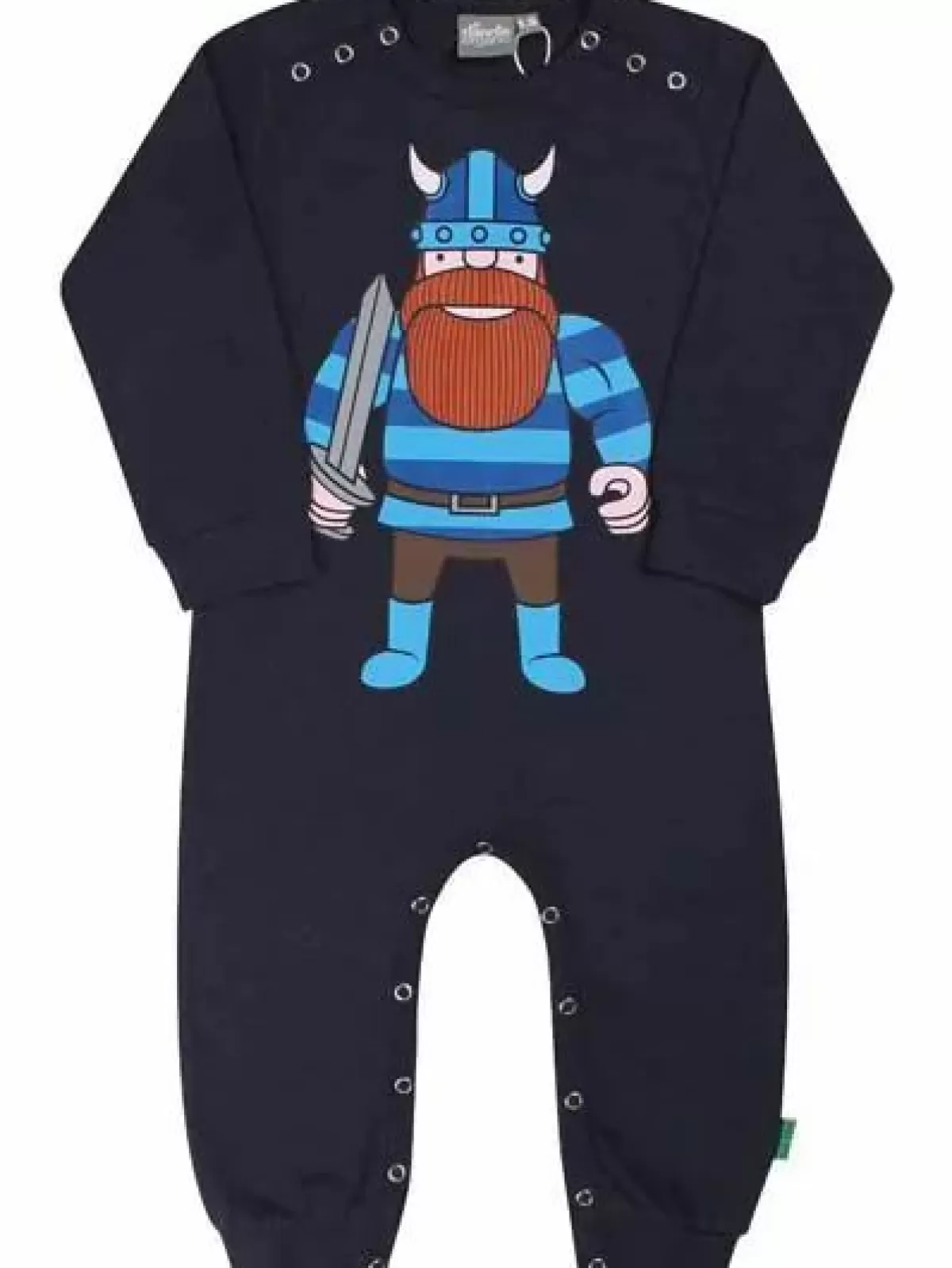 New Organic - Dananis Suit Dk Navy Erik Din Ven Baby Strampler