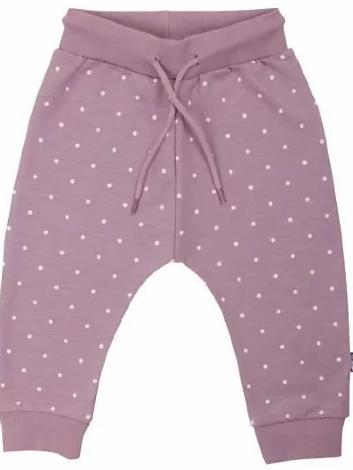 Sale Organic - Daneboeg Pants Warm Clay/ Offwhite Dots Baby Hosen