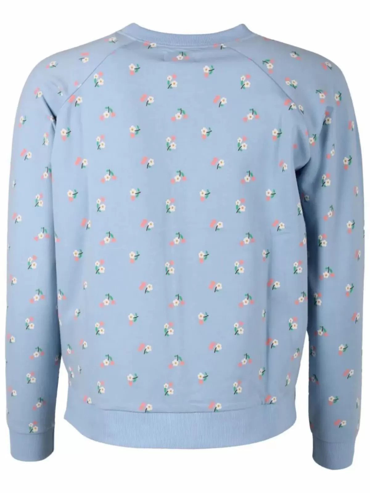 Danefæ Sweatshirts>Organic - Daneklausen Sweat Pastel Blue Mini Flower
