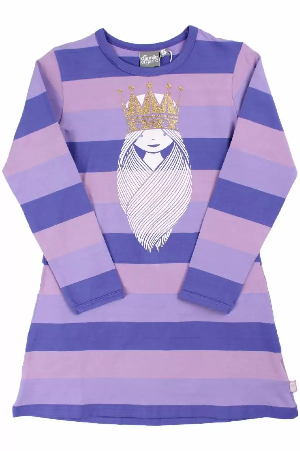 New Organic - Danenanna Dress Purple Haze Prinsesse Kinder Kleider