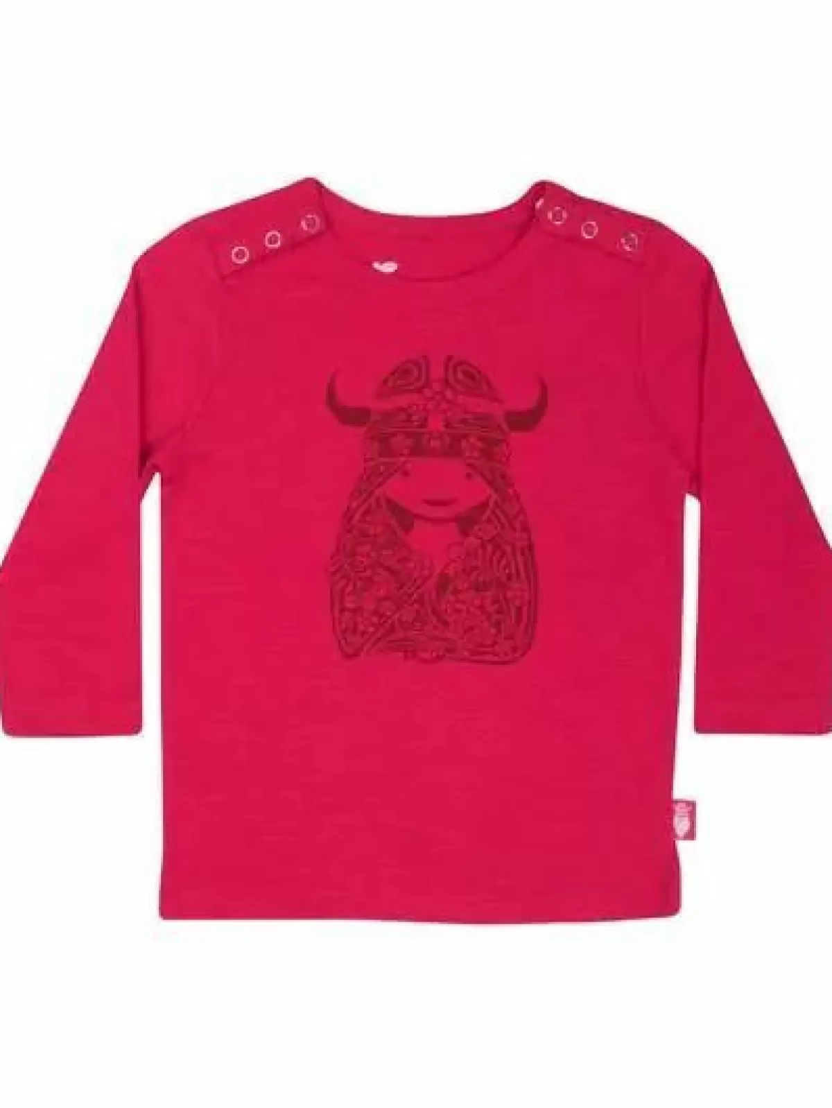 Fashion Organic - Daneparsley Ls Love Pink Frejanouveau Baby Hemden Und Shirts