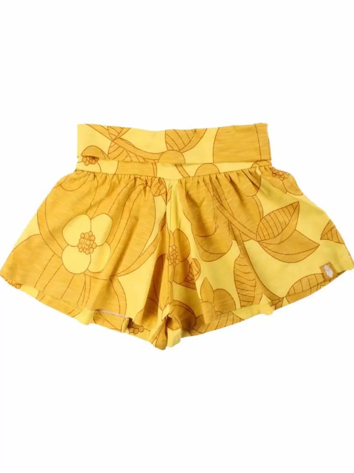 Discount Organic - Danoyster Shorts Mellow Yellow Bloom Boom Kinder Shorts