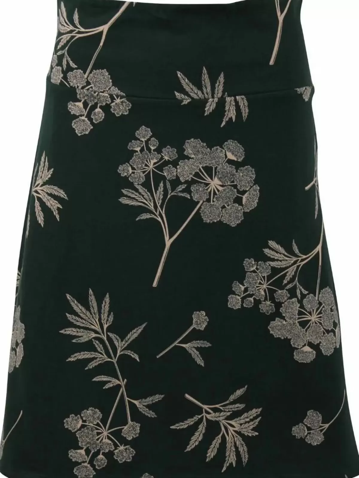 Danefæ Röcke>Organic - Lissen Skirt Black Green Hemlock