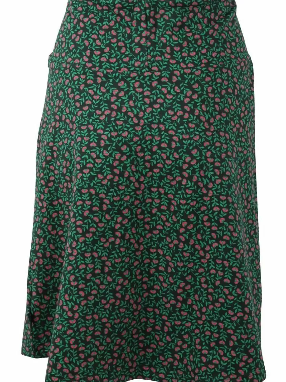 Danefæ Röcke>Organic - Lissen Skirt Black/Green Fleurie