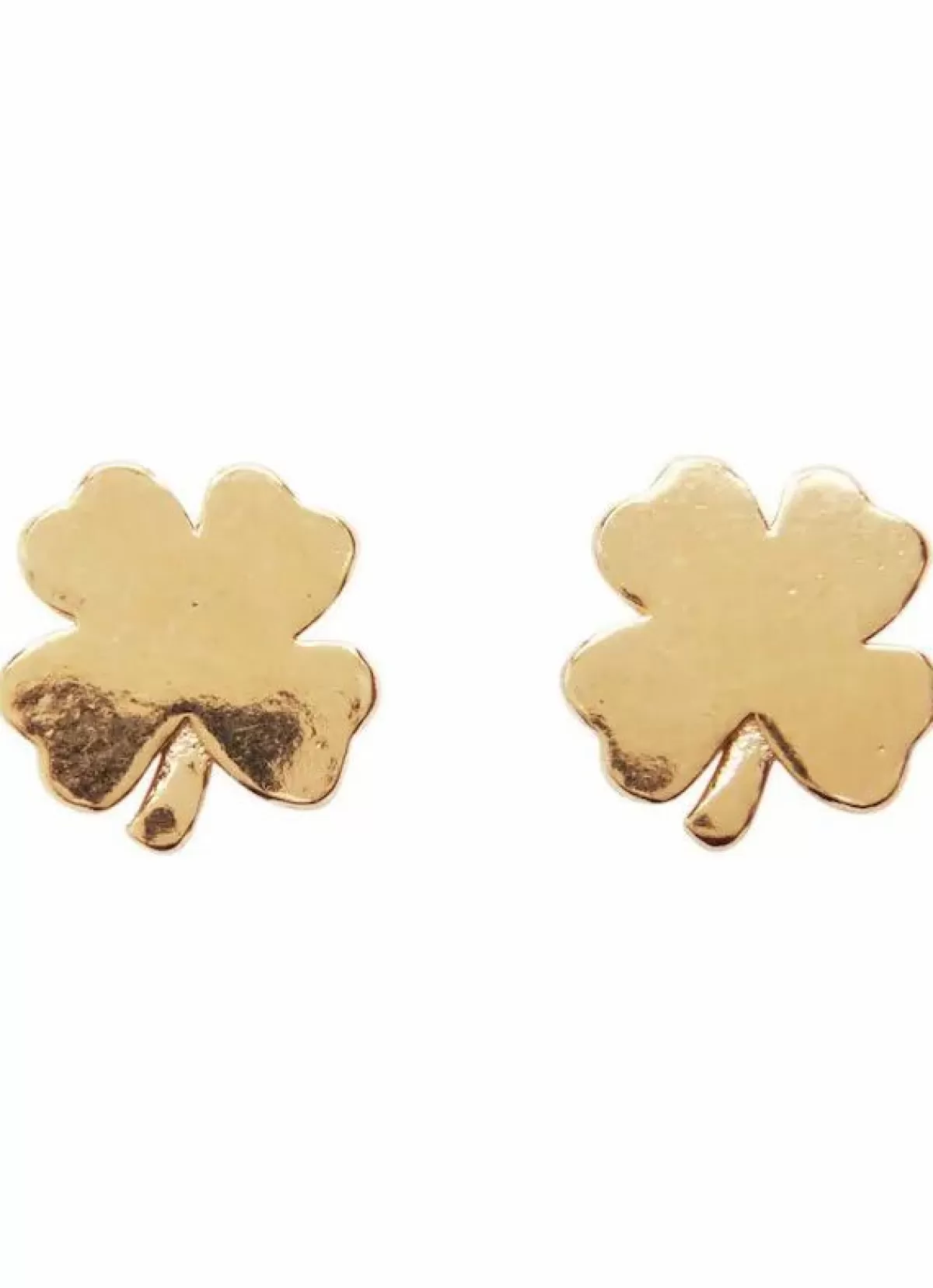 Danefæ Schmuck>Pico Cph Lucky Clover Stud Guldbelagt