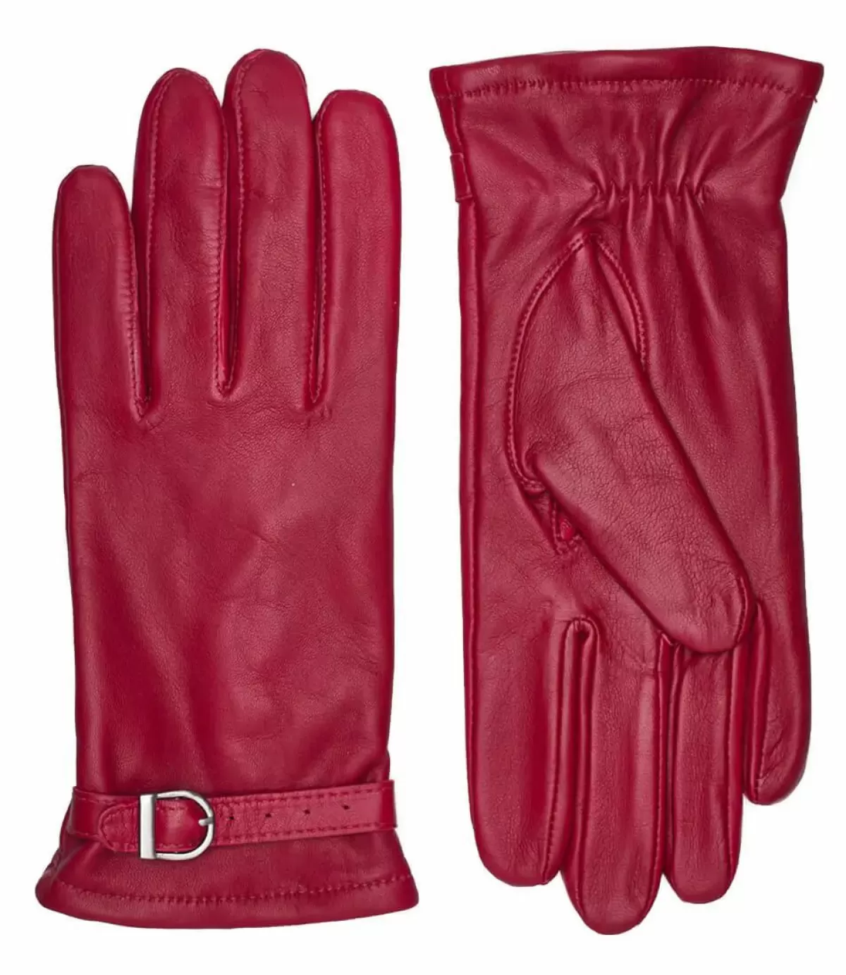 Danefæ Handschuhe>Rhanders Lamb Fleece Spaende Handsker Cardinal Red