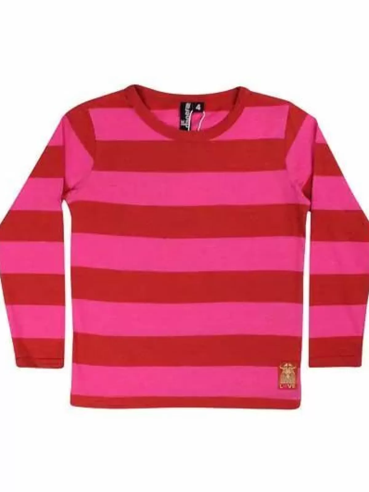 Hot Rocky Wool Ls Dk Rust/Hot Pink Kinder Wolle