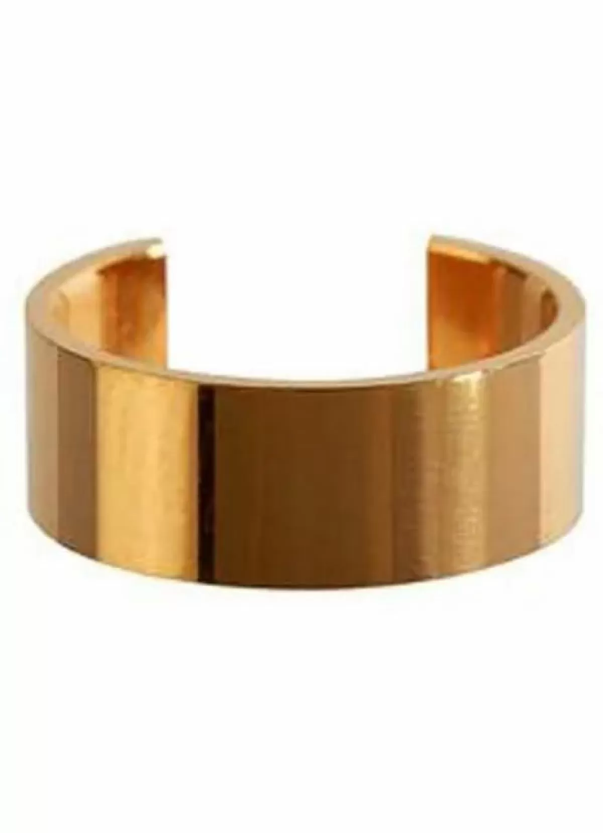 Danefæ Schmuck>Scherning Cut Cuff Guldbelagt