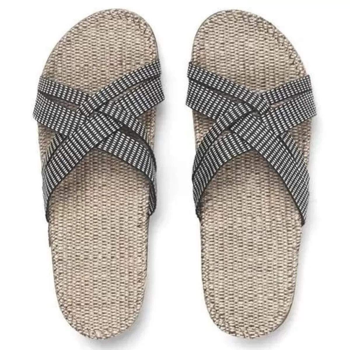 Danefæ Sandalen>Shangies Women Black Stripes