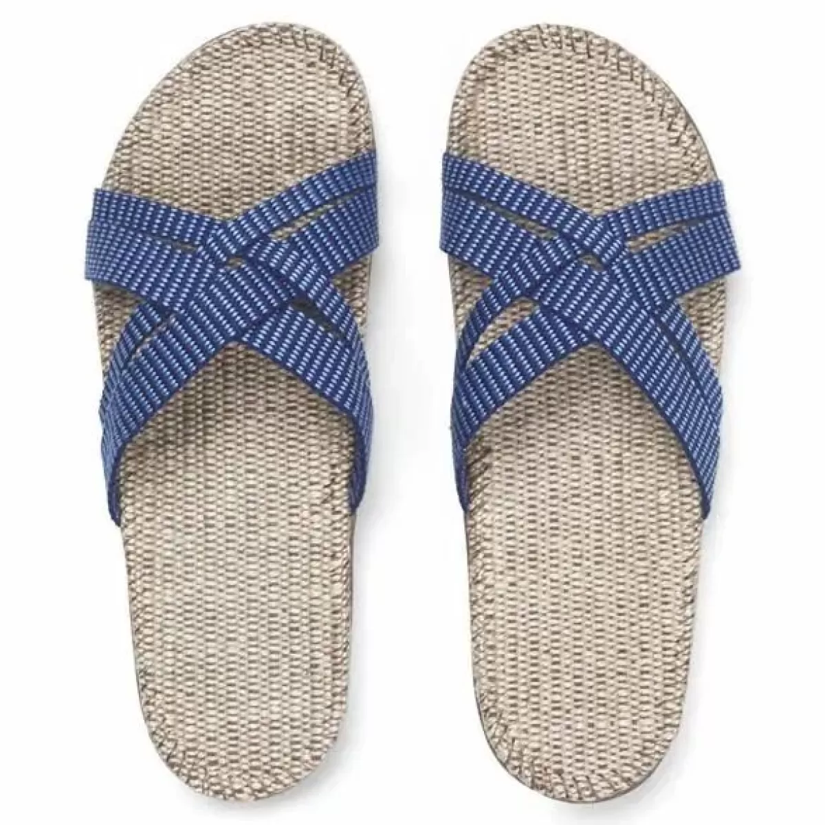 Danefæ Sandalen>Shangies Women Blue Stripes