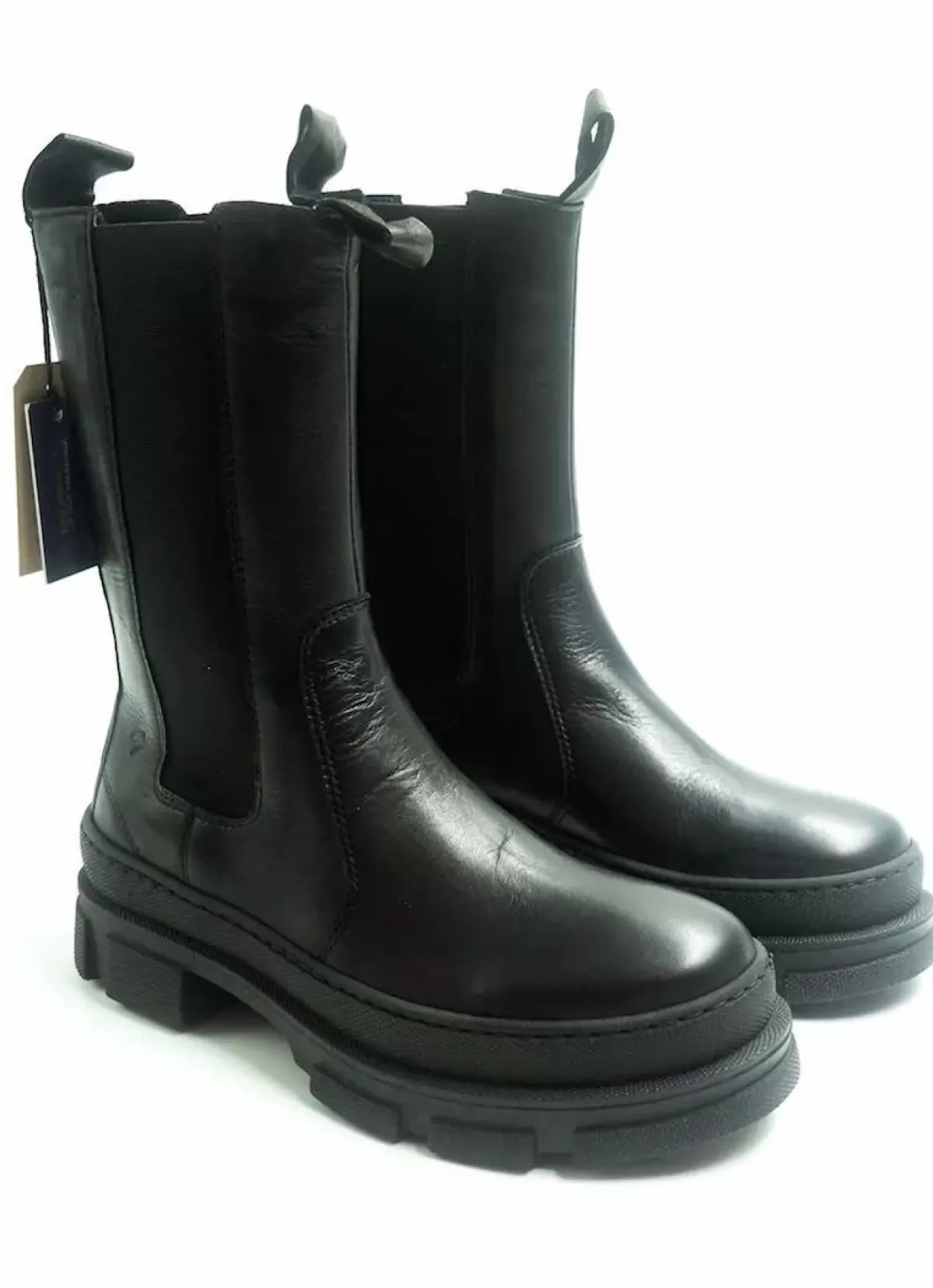 Danefæ Stiefel>Shoedesign Cph Gomma High Stovler Black