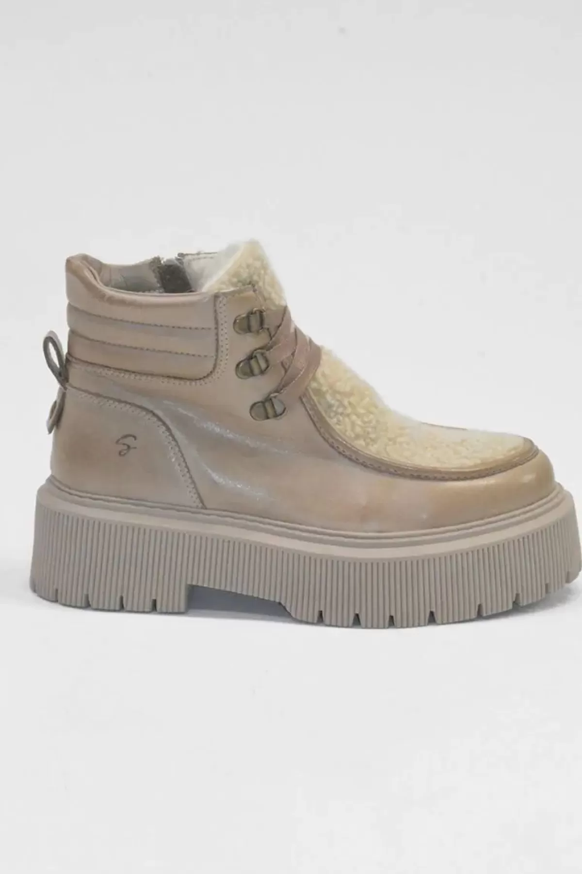 Danefæ Stiefel>Shoedesign Cph Groovy Warm Beige/Vintage Beg
