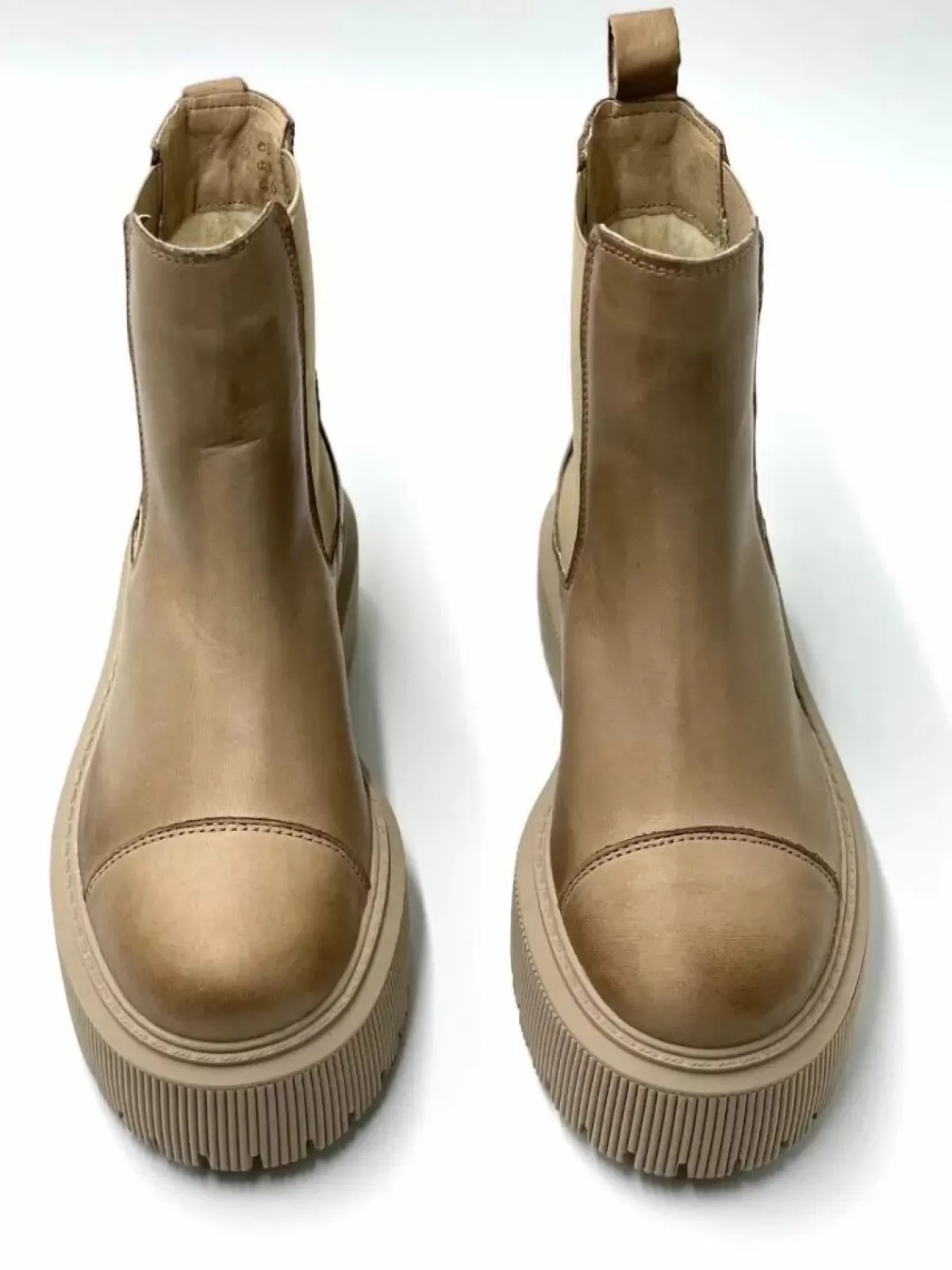 Danefæ Stiefel>Shoedesign Cph Resolute Warm Beige Vintage