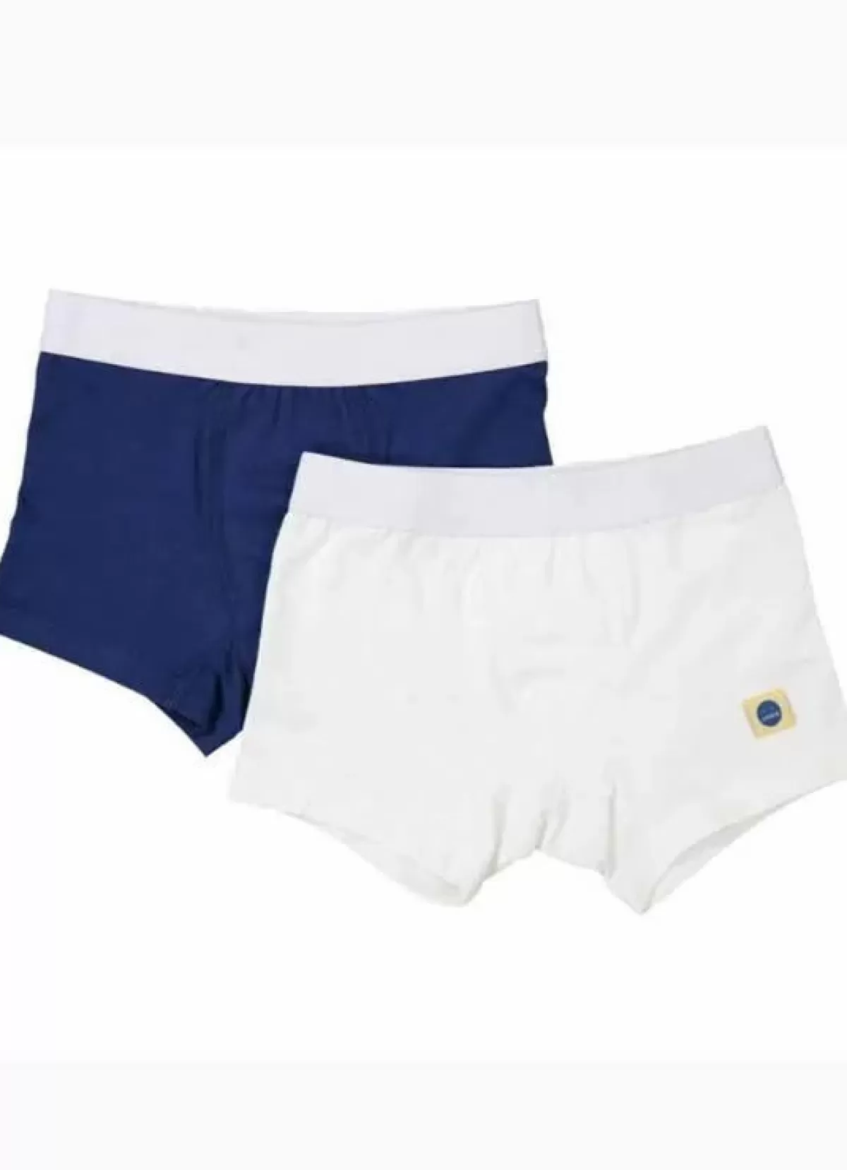 Cheap Snork Eddie Boxers 2-Pack White/Navy Kinder Unterwäsche