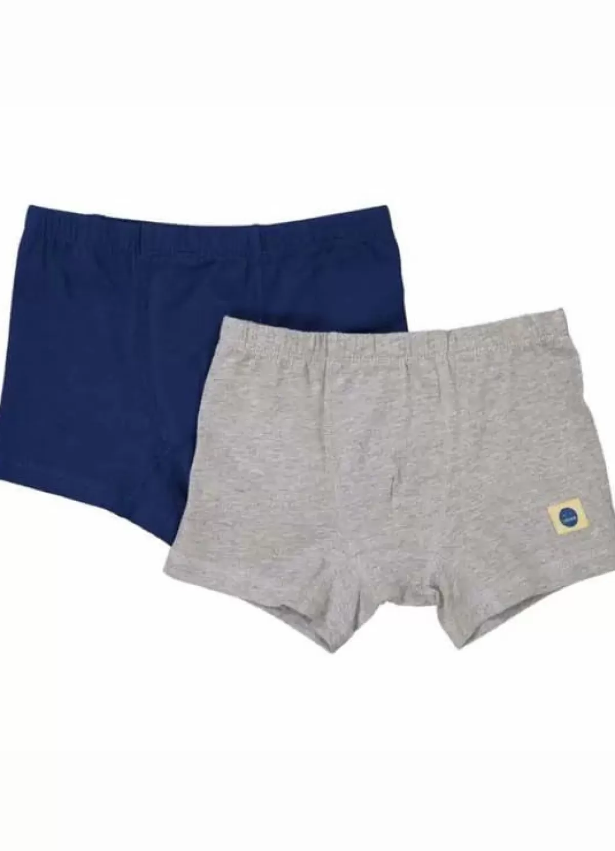 Cheap Snork Roberto Boxers 2-Pack Navy/Grey Melange Kinder Unterwäsche