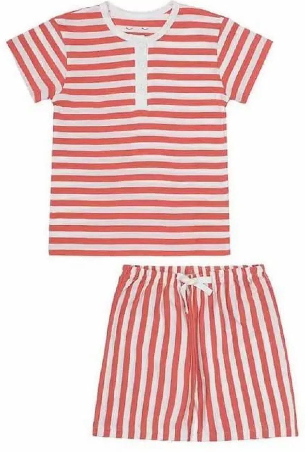 Discount Snork Vilhelm Summer Pyjamas Lazy Red Stripes Baby Pyjamas