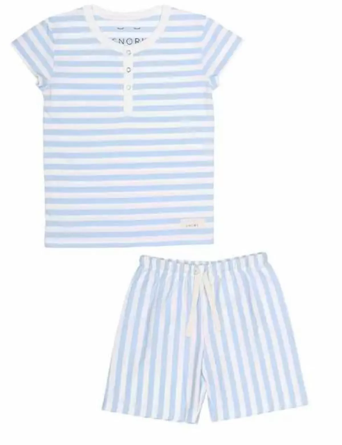 Best Sale Snork Vilhelm Summer Pyjamas Seastripes Baby Pyjamas