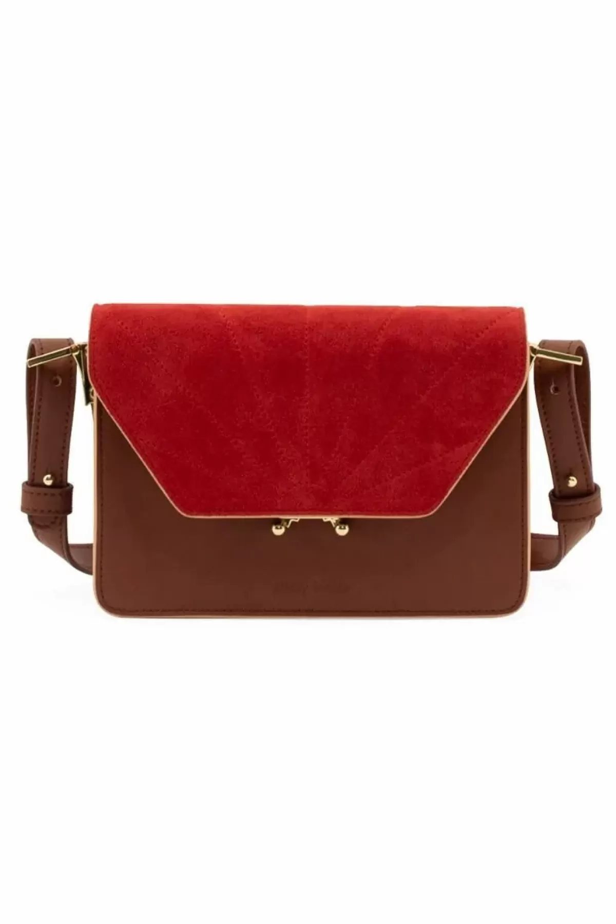Danefæ Taschen>Sticky Lemon Shoulder Bag Colore Faded Burgundy/Poppy Red