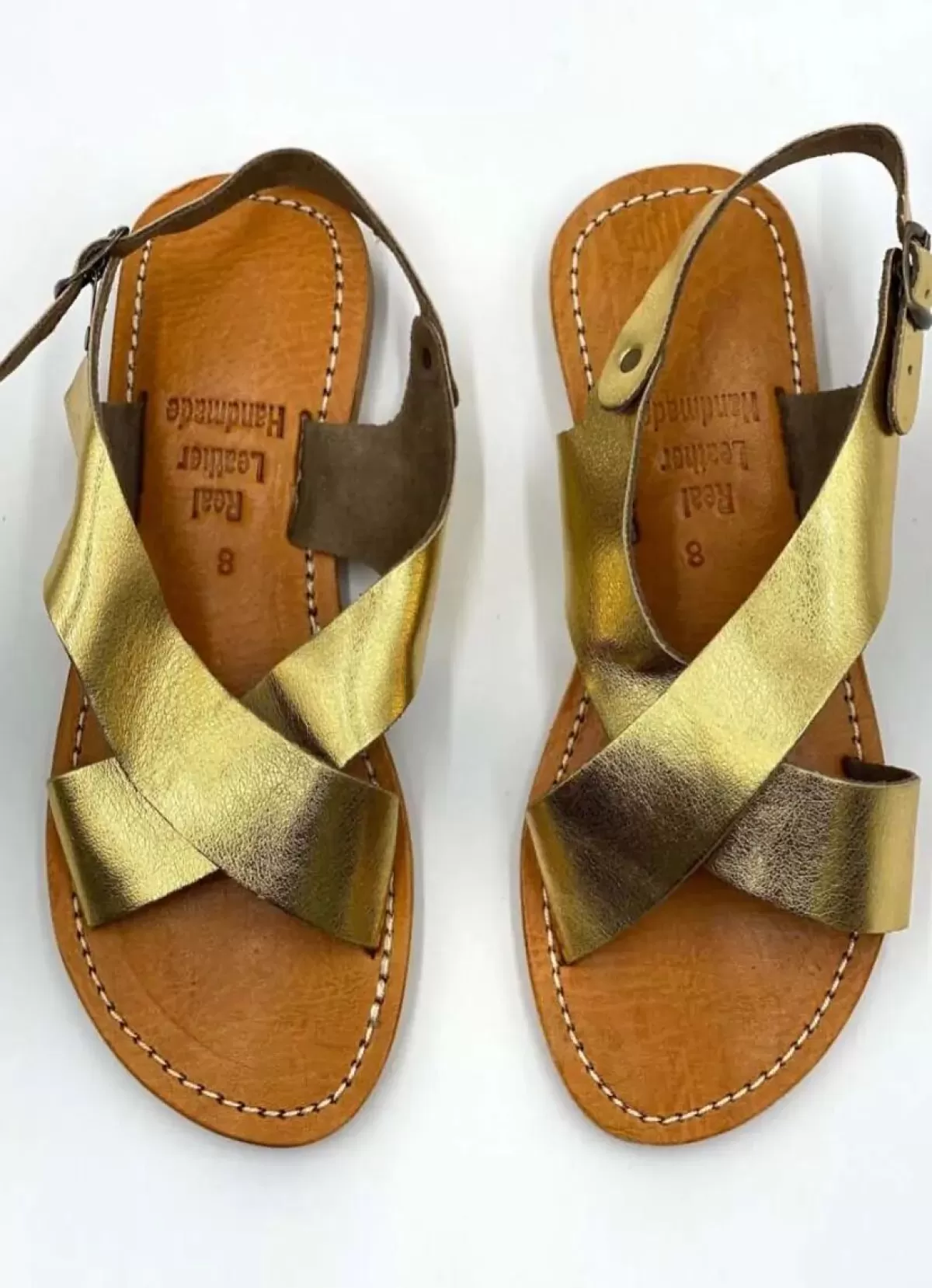 Danefæ Sandalen>The Wild Bazar-Sandal Croise Gold