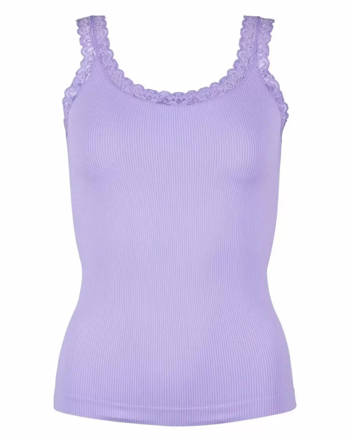 Danefæ Tops>Tim&Simonsen Frida Rib Top Lavanda