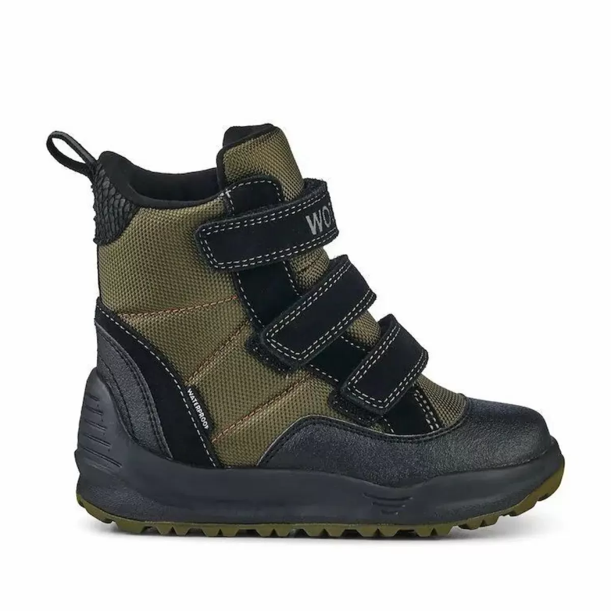 New Woden Adrian Boot Kids Dark Olive Kinder Winterstiefel