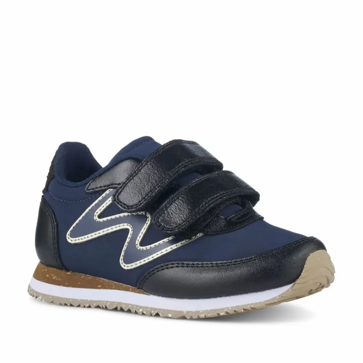 Store Woden Manu Metallic Navy Kinder Sneakers