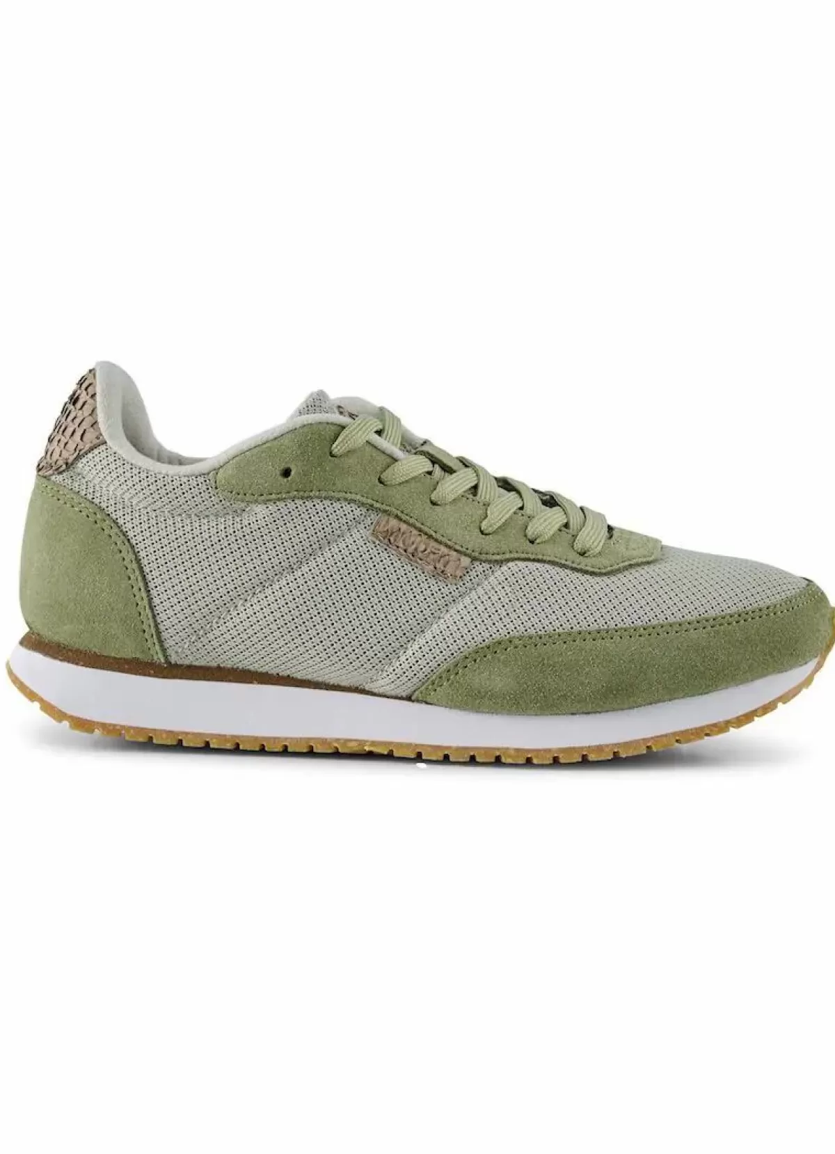 Danefæ Sneakers>Woden Signe Dusty Olive/Pelican