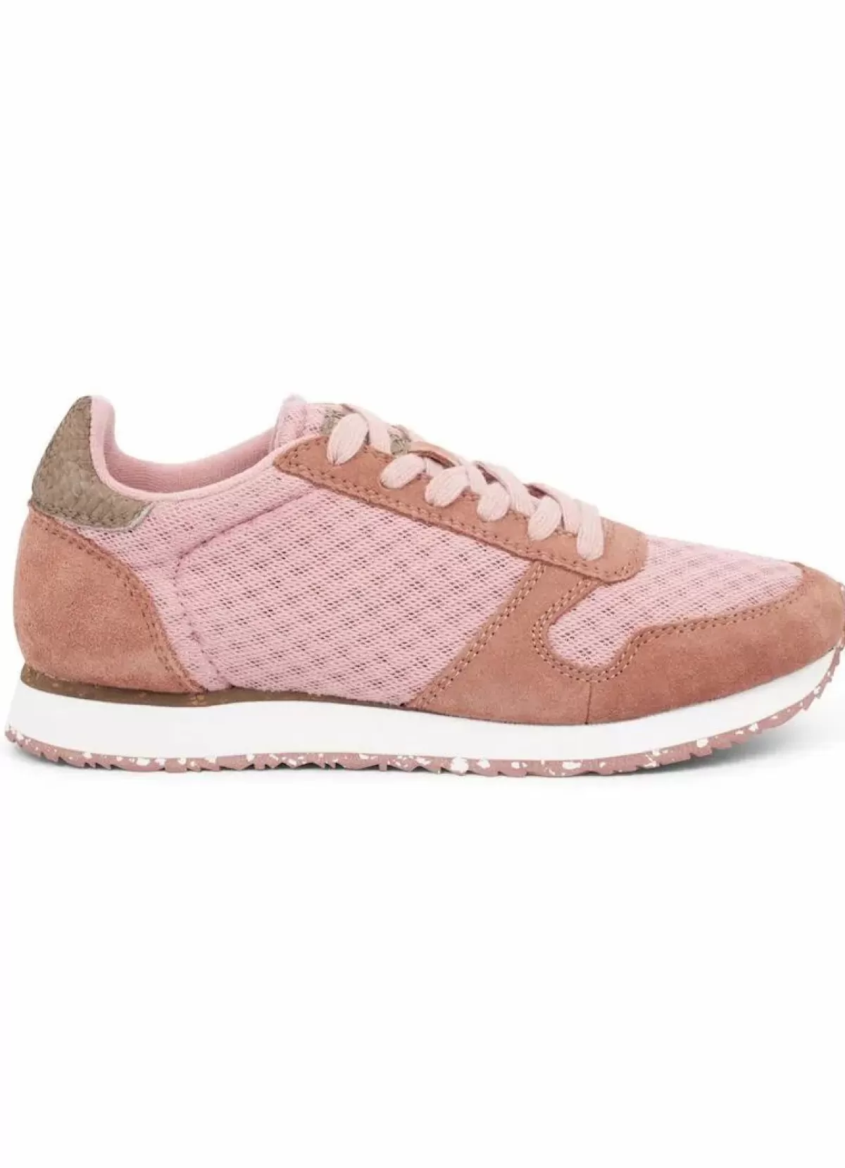 Danefæ Sneakers>Woden Ydun Suede Mesh Ii Canyon Rose/Soft Pink