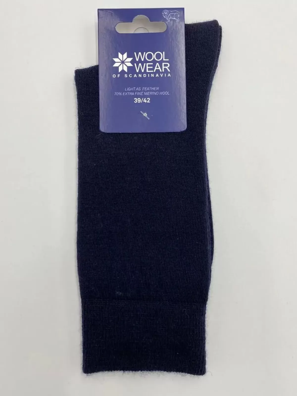 Danefæ Socken Und Strümpfe>Woolwear Uldsokker Dressed Navy Nr.26B